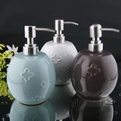 三色浮雕梅花陶瓷皂液器/洗手液瓶/沐浴露瓶/洗洁精瓶